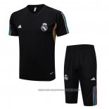 Tracksuit Real Madrid 2023-2024 Short Sleeve Black - Shorts