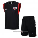 Tracksuit Sao Paulo 2023-2024 Without Sleeves Black