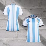 Argentina Home 3 Star Shirt 2022 Women