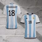 Argentina Player G.Rodriguez Home Shirt 2022