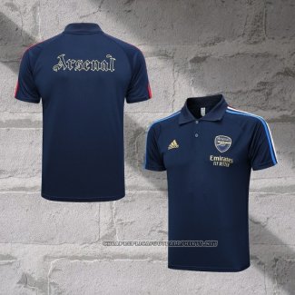 Arsenal Shirt Polo 2023-2024 Blue