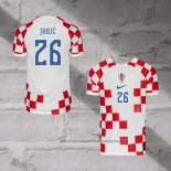 Croatia Player Jakic Home Shirt 2022