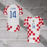 Croatia Player Livaja Home Shirt 2022