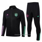 Jacket Tracksuit Bayern Munich 2023-2024 Kid Black