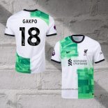 Liverpool Player Gakpo Away Shirt 2023-2024
