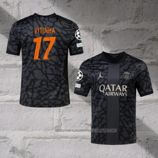 Paris Saint-Germain Player Vitinha Third Shirt 2023-2024