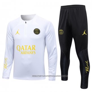 Sweatshirt Tracksuit Paris Saint-Germain Jordan 2023-2024 White