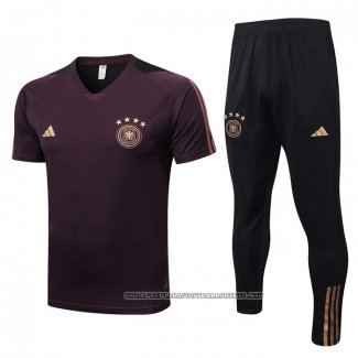 Tracksuit Germany 2022-2023 Short Sleeve Brown