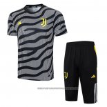 Tracksuit Juventus 2023 Short Sleeve Black - Shorts