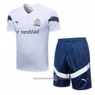 Tracksuit Olympique Marseille 2022-2023 Short Sleeve White - Shorts
