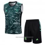 Tracksuit Real Madrid 2023-2024 Without Sleeves Green