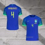 Brazil Player Marquinhos Away Shirt 2022