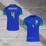 Brazil Player Marquinhos Away Shirt 2022