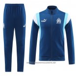 Jacket Tracksuit Olympique Marseille 2023-2024 Kid Blue