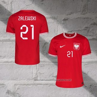 Poland Player Zalewski Away Shirt 2022