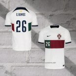 Portugal Player G.Ramos Away Shirt 2022