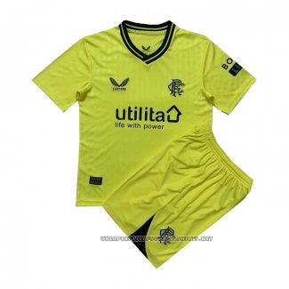 Rangers Goalkeeper Shirt 2023-2024 Kid Yellow
