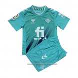 Real Betis Goalkeeper Shirt 2022-2023 Kid Blue