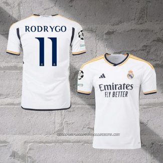 Real Madrid Player Rodrygo Home Shirt 2023-2024