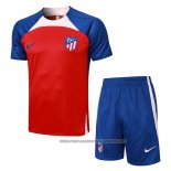 Tracksuit Atletico Madrid 2023-2024 Short Sleeve Red - Shorts