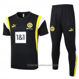 Tracksuit Borussia Dortmund 2023-2024 Short Sleeve Black