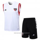 Tracksuit Sao Paulo 2023-2024 Without Sleeves White