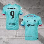 Barcelona Player Lewandowski Third Shirt 2023-2024