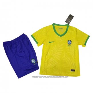 Brazil Home Shirt 2023 Kid