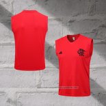 Flamengo Training Shirt 2023-2024 Without Sleeves Red