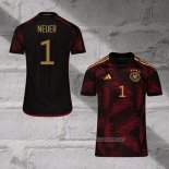 Germany Player Neuer Away Shirt 2022