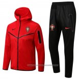Hooded Tracksuit Portugal 2022-2023 Red