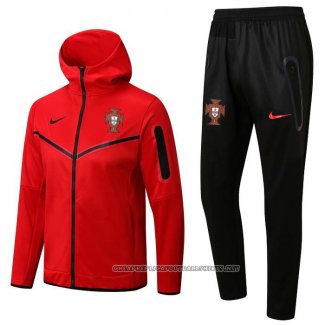 Hooded Tracksuit Portugal 2022-2023 Red