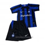 Inter Milan Home Shirt 2022-2023 Kid