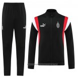 Jacket Tracksuit AC Milan 2023-2024 Kid Black