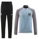 Jacket Tracksuit America 2022-2023 Blue and Grey