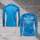 Manchester City Home Shirt 2021-2022 Long Sleeve