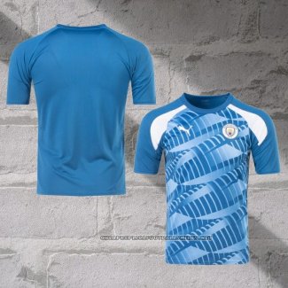 Manchester City Shirt Pre-Match 2023 Blue