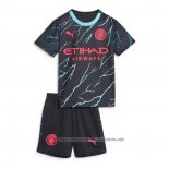 Manchester City Third Shirt 2023-2024 Kid