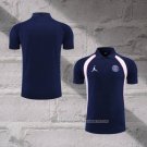 Paris Saint-Germain Jordan Shirt Polo 2022-2023 Blue Marino