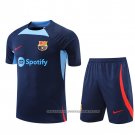 Tracksuit Barcelona 2022-2023 Short Sleeve Blue - Shorts