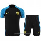 Tracksuit Inter Milan 2022-2023 Short Sleeve Black - Shorts