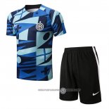 Tracksuit Inter Milan 2022-2023 Short Sleeve Blue - Shorts