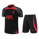 Tracksuit Liverpool 2022-2023 Short Sleeve Black - Shorts