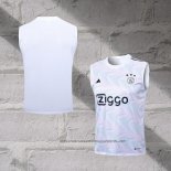 Ajax Training Shirt 2023-2024 Without Sleeves White