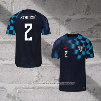 Croatia Player Stanisic Away Shirt 2022