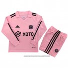 Inter Miami Home Shirt 2023 Kid Long Sleeve