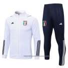 Jacket Tracksuit Italy 2023-2024 Kid White