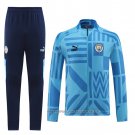 Jacket Tracksuit Manchester City 2022-2023 Light Blue