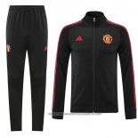 Jacket Tracksuit Manchester United 2022-2023 Black