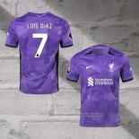 Liverpool Player Luis Diaz Third Shirt 2023-2024